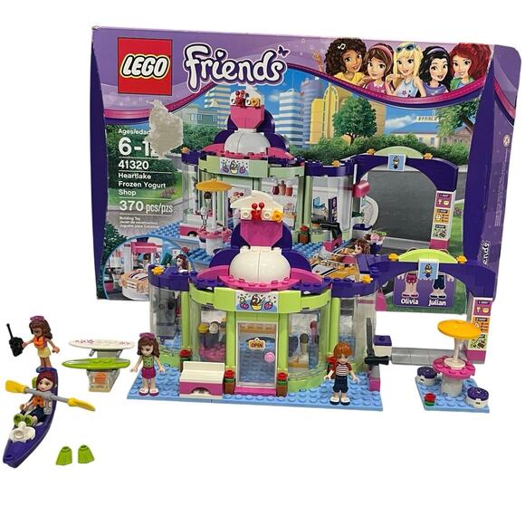 Lego Heartlake Frozen Yogurt Shop Friends Set 41320 No Car - Picture 1 of 7